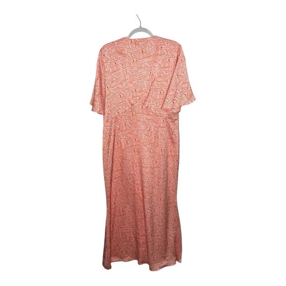 Never Fully Dressed Peach Button-Down Maxi Dress - Picture 2 of 12